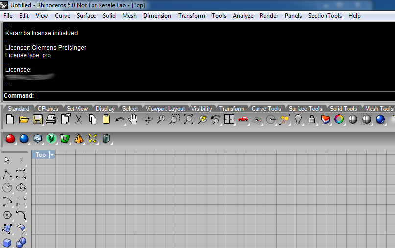 Karamba license prompt