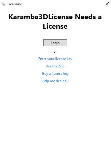 Select karamba license