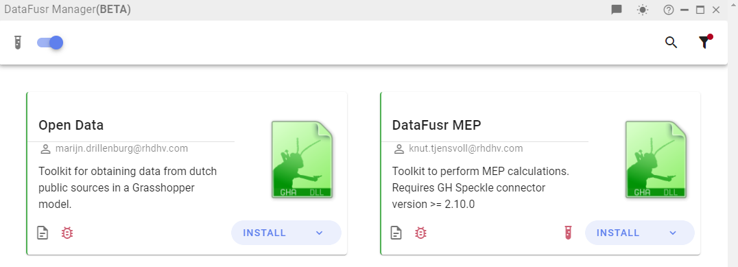 DataFusr Manager